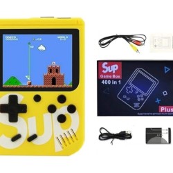 SUP Game Box 400 in 1 Kids Retro Game Player Consle Yellow