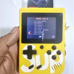 SUP Game Box 400 in 1 Kids Retro Game Player Consle Yellow