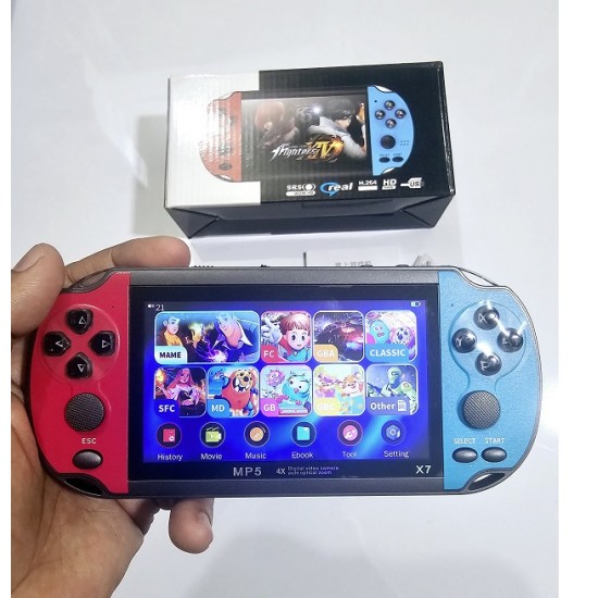 X7 Handheld Game Console Kids Video Game Player 8GB