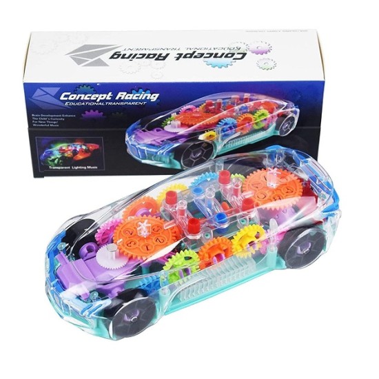 Kids Concept Racing Transparent Car Light Music