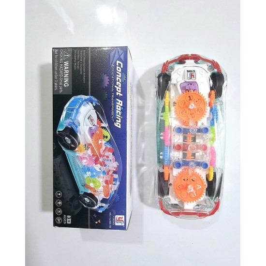 Kids Concept Racing Transparent Car Light Music