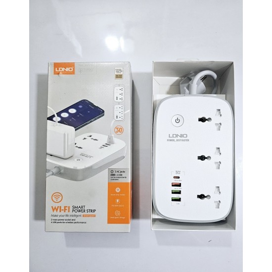 Ldnio 30W Wifi Smart Power Multiplug PD Fast Charging