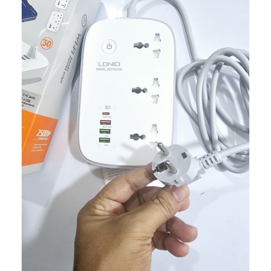 Ldnio 30W Wifi Smart Power Multiplug PD Fast Charging