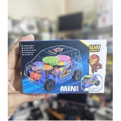 Avengers Mini Car Transparent Light Music