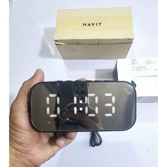 Havit M3 Clock Bluetooth Speaker Alarm LED Display