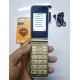 Philips E218L Folding Mobile Phone Dual Display Gold