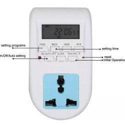 Digital Timer Switch Energy Saving Socket 220V