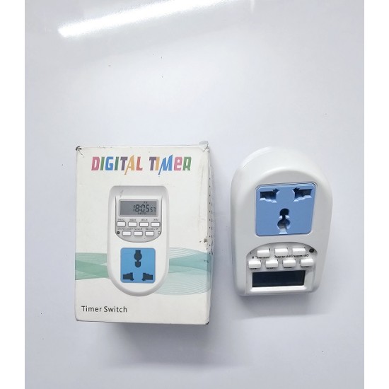 Digital Timer Switch Energy Saving Socket 220V