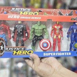 Justice Hero Toys 5pc Set