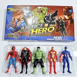 Justice Hero Toys 5pc Set