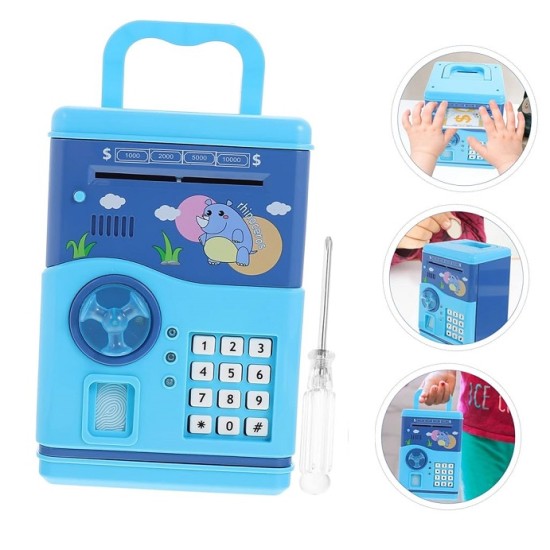 Kids Electronic Piggy Money Bank With Code