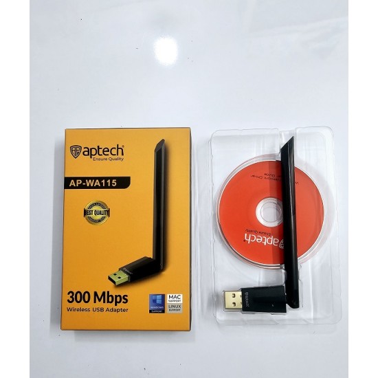 Aptech 300MBPS Wireless Wifi USB Adapter