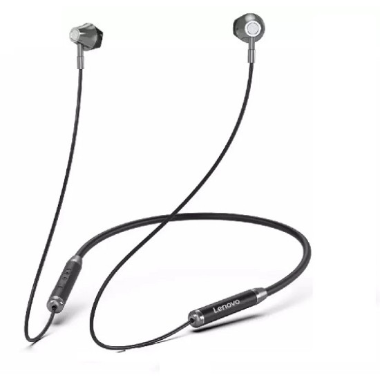 Lenovo HE06 Neckband Earphone Black