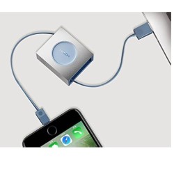 ROCK Retractable Sync Cable for iPhone Fast Charging 