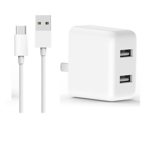 Xiaomi ZMI Dual USB Quick Charger With Cable White