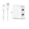 Xiaomi ZMI Dual USB Quick Charger With Cable White