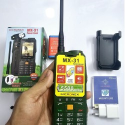 Micronex MX31 Antina Phone 5500mAh Four Sim Green