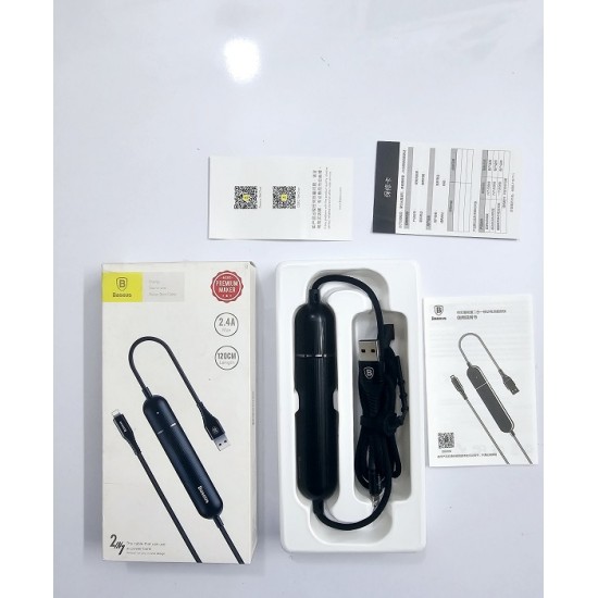 Baseus Energy 2 in 1 Power Bank 2500mAh Lightning Cable