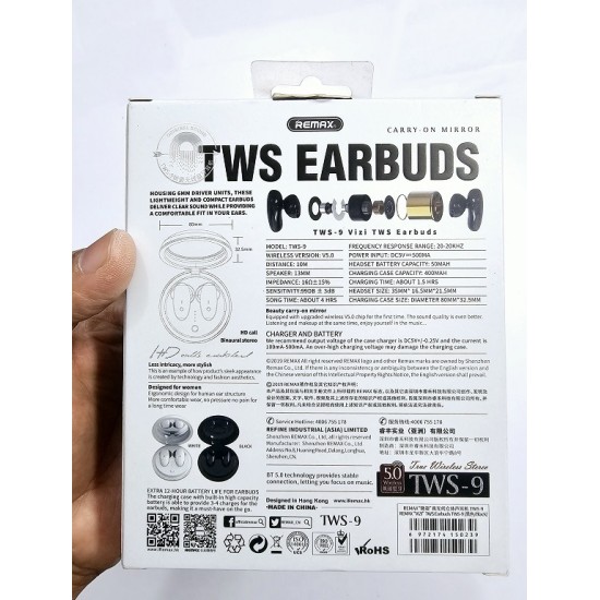 REMAX TWS9 Bluetooth Earbuds