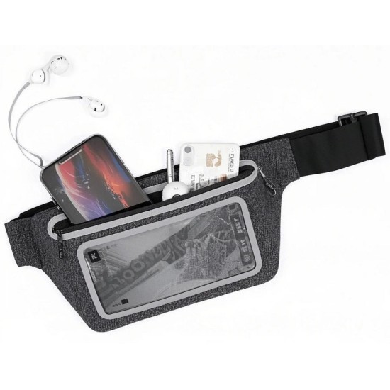 Rock Slim Sports Waist Bag Upto 7 inch