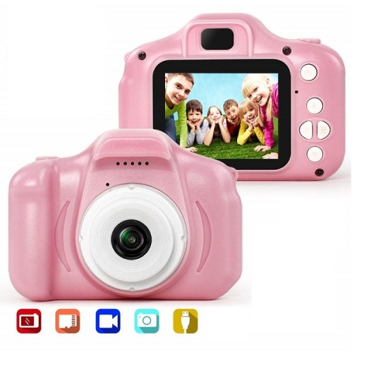 X10 Kids Video Camera For Games And Picture Pink