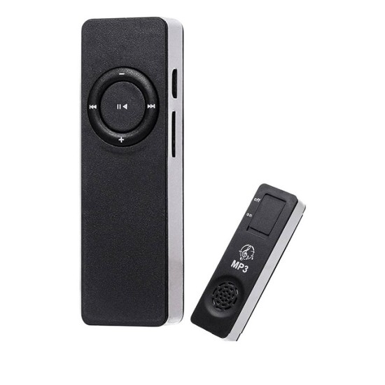 AR08 Mp3 Music Player With Loudspeaker Black