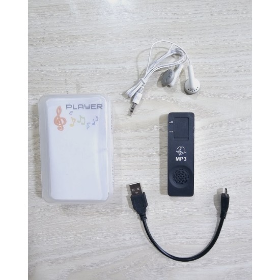 AR08 Mp3 Music Player With Loudspeaker Black