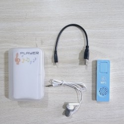 AR08 Mp3 Music Player With Loudspeaker Blue