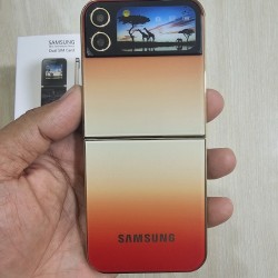 Samsung A70 Pro Foldable Phone Dual Sim With Cover Red