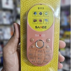 SANEE S113 Button Phone With Warranty Pink