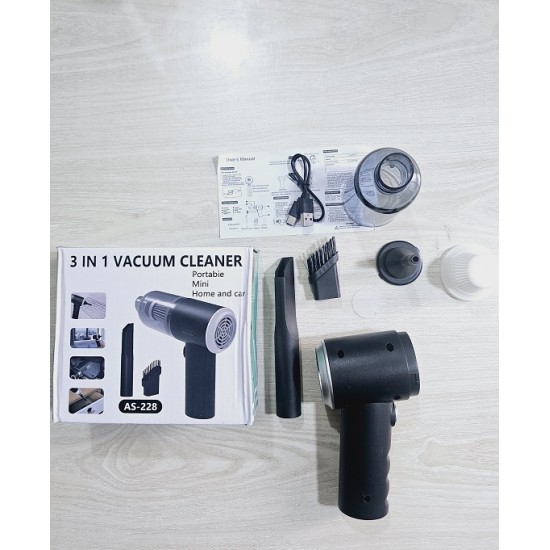 AS228 Rechargeable 3 in 1 Portable Vaccum Cleaner