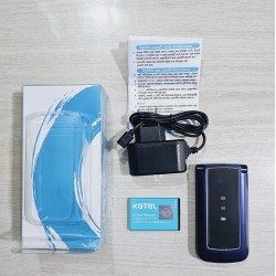 Kgtel K1 Slim Folding Mobile Phone Blue