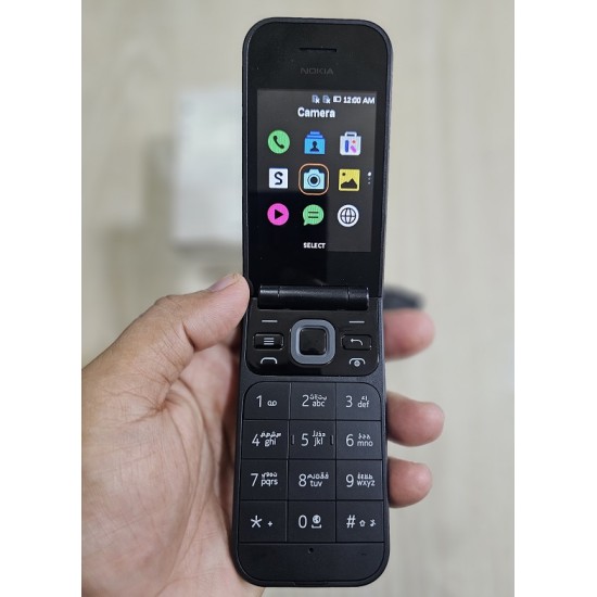 Nokia 2720 Flip Phone Dual Sim Black