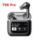 T68 Pro Bluetooth TWS Wireless Earbuds Headphone Touch Control LCD Display Noise Reduction