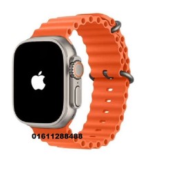 A2859 Ultra Smart Watch Bluetooth Calling With A-pple Logo - Orange