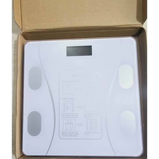 AR204 Body Fat Weight Scale 180kg With Temperature And Battery indicator