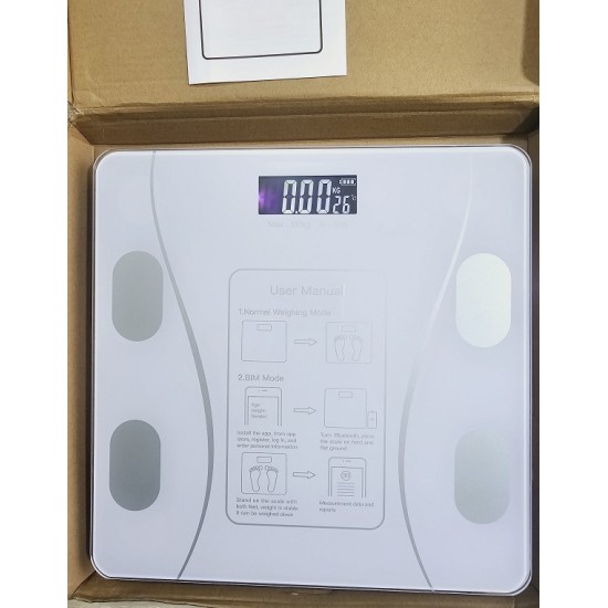 AR204 Body Fat Weight Scale 180kg With Temperature And Battery indicator