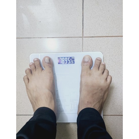 AR204 Body Fat Weight Scale 180kg With Temperature And Battery indicator