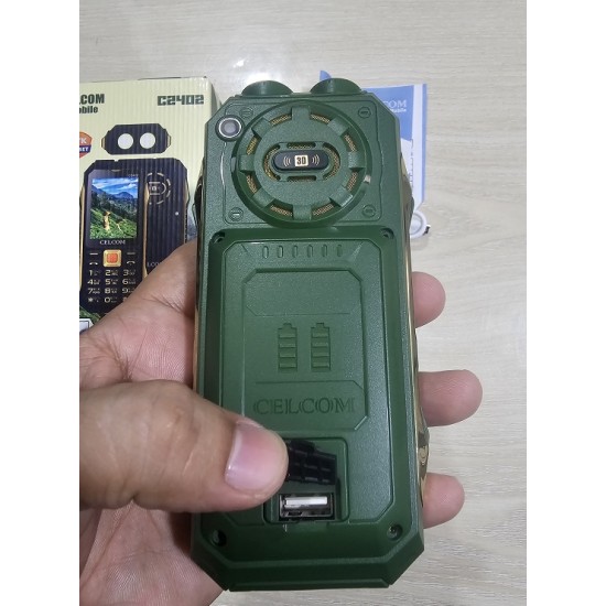 Celcom C2402 8000mAh Phone Power Bank Option Green