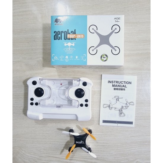 HC702 Mini Drone Four Axis Aerobat 360 Degree With Remote Control Black