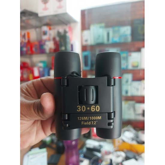 Mini Folding Binocular 30-60 Zoom Black