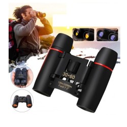 Mini Folding Binocular 30-60 Zoom Black