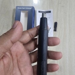 Nose And Ear Hair Trimmer Rechargeable Black