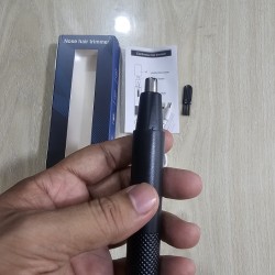 Nose And Ear Hair Trimmer Rechargeable Black