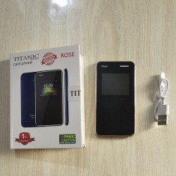 Titanic Rose Card Phone Dual Sim Camera Gold