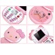 Hello Kitty K688 Plus Folding Mobile Phone Pink