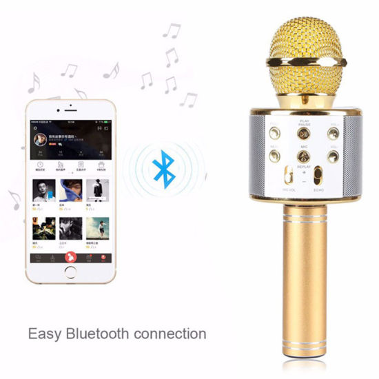 Wster WS858 Bluetooth Karaoke Microphone