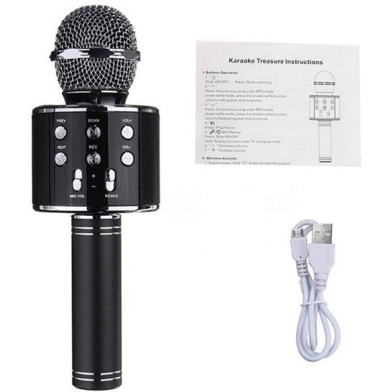 Wster WS858 Bluetooth Karaoke Microphone