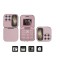 i17 Mini Flip Phone 2 SIM Rose Gold