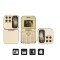 i17 Mini Flip Phone 2 SIM Gold